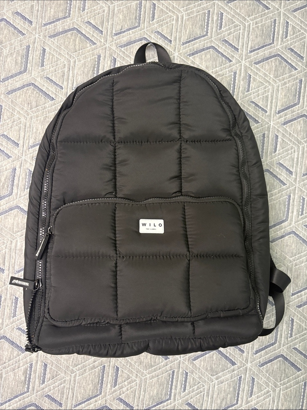 WILO Black Quilted Backpack - Women's Backpacks